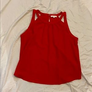 Red tank top